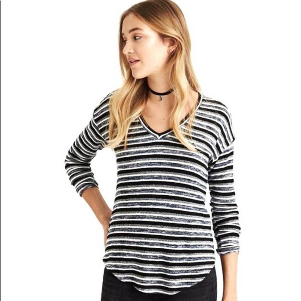 American Eagle Soft & Sexy Striped Sweater Small